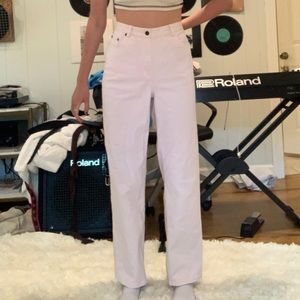 Vintage Baby Pink High Waisted Pants